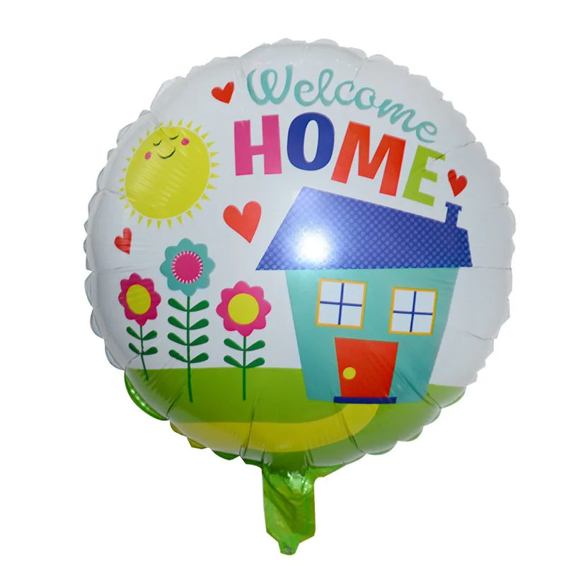Гелиевые воздушные шары из алюминиевой фольги для дома, вечерние баннеры для дома