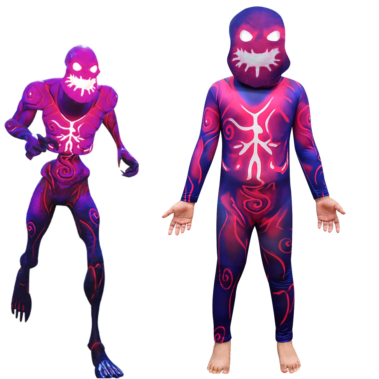 Аниме Косплей Боди костюмы на Хэллоуин для детей игры Забавный персонаж одежда