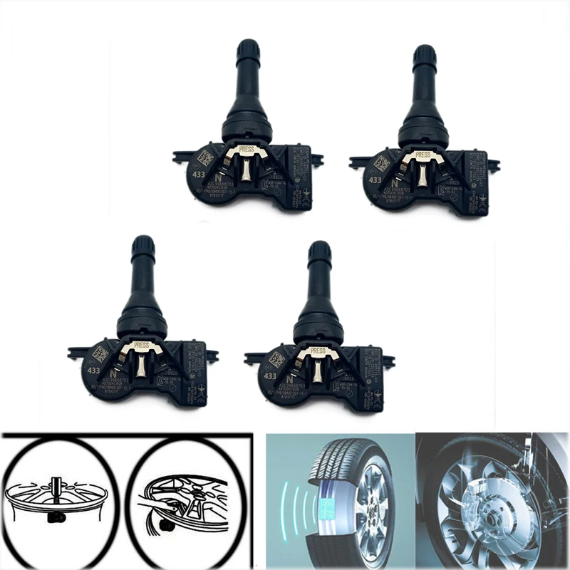 Датчик давления в шинах TPMS для Lada Granta Nissan Altima Leaf NV200 X Trail Qashqai Infiniti Qx50 407004CB0B