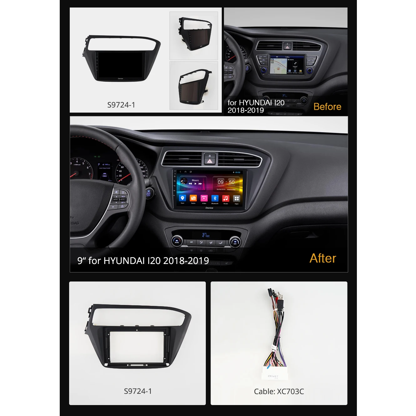 Clearance 1din 360°Camera Android 9.0 4+64G GPS Radio CarPlay DSP Car Multimedia Head Unit Stereo Player for Hyundai i20 2019 2018 LHD RHD 1 Clearance 1din 360°Camera Android 9.0 4+64G GPS Radio CarPlay DSP Car Multimedia Head Unit Stereo Player for Hyundai i20 2019 2018 LHD RHD 1