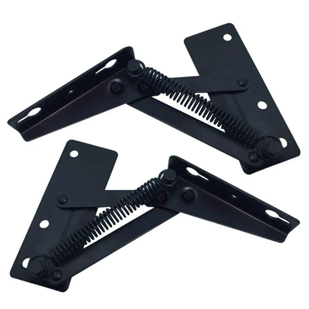 

2pcs Cabinet Hinge Bridge Shaped Spring Hinge Cupboard Door Hinges Furniture Folding Sofa Bed Adjustable Hinges Hardware