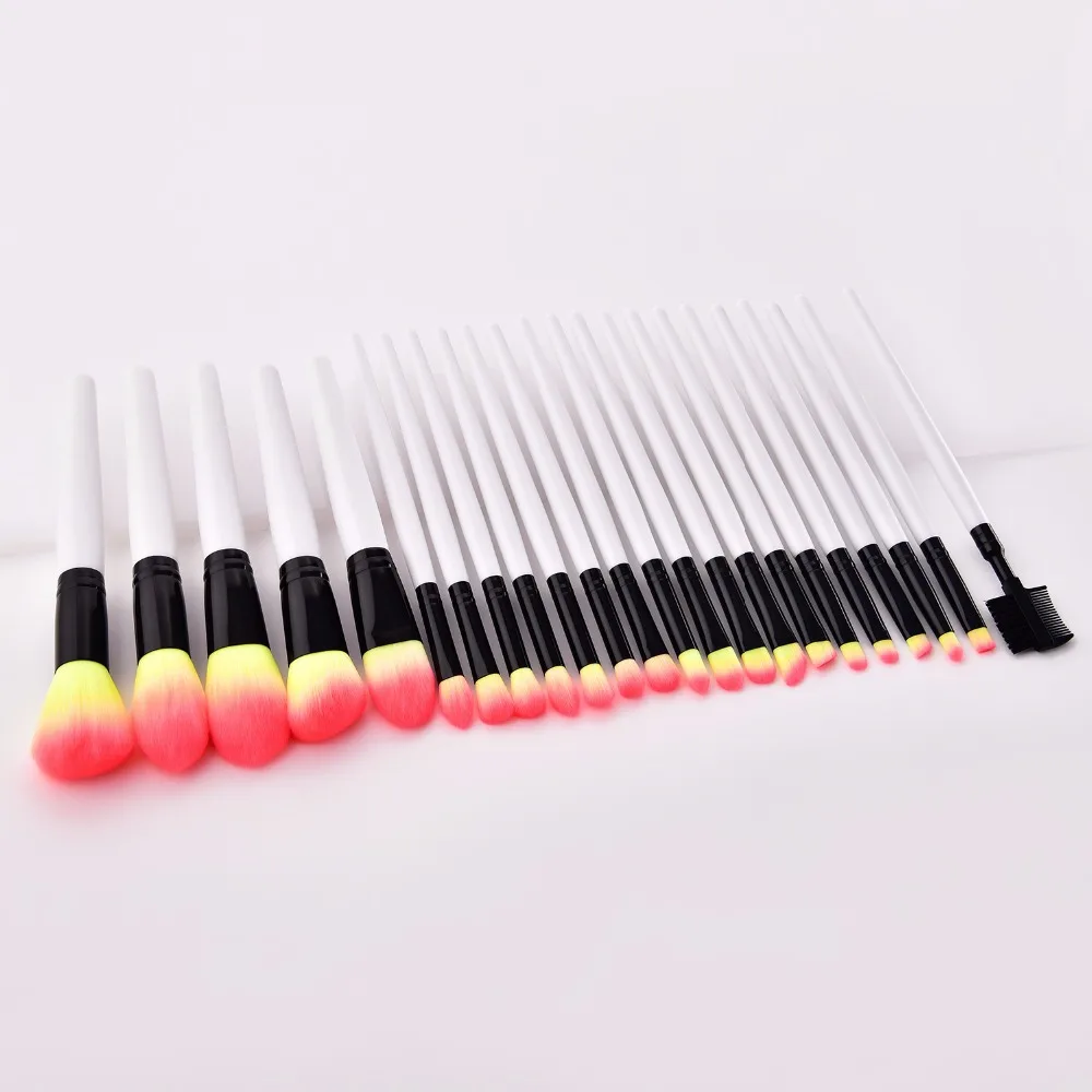 23PCS Professional Makeup Brushes Set Foundation Blush Face Powder Eye Shadow Brush Eyebrow Brush Makeup Tools