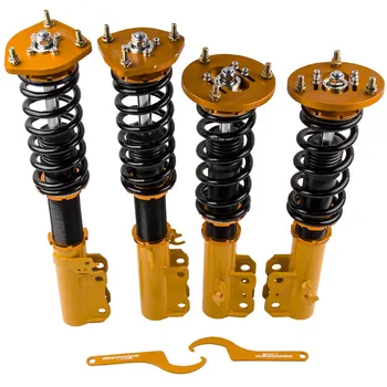 

4x Complete Shock Absorber Strut Coil Spring For Toyota Camry 1992-2001 Avalon XL Sedan 4-Door 1995-2003 Adj Height Suspension
