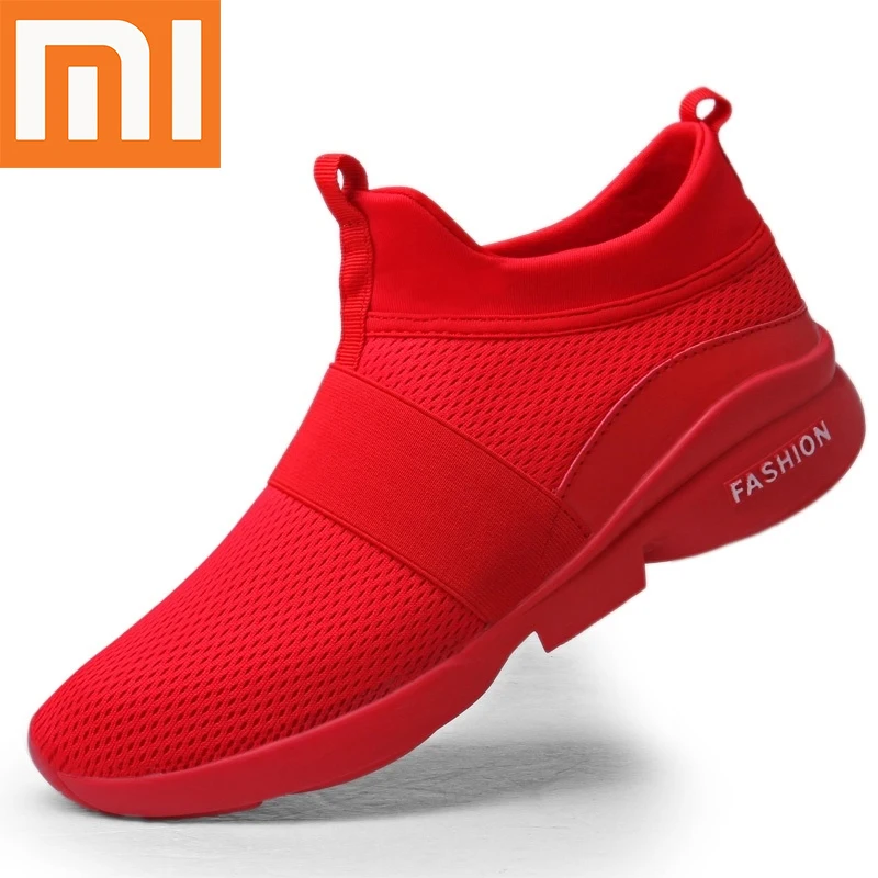 Xiaomi/мужская повседневная обувь; Мужская Спортивная обувь; дышащая обувь; Sapato Masculino; Легкие мужские кроссовки; удобная мужская обувь для бега
