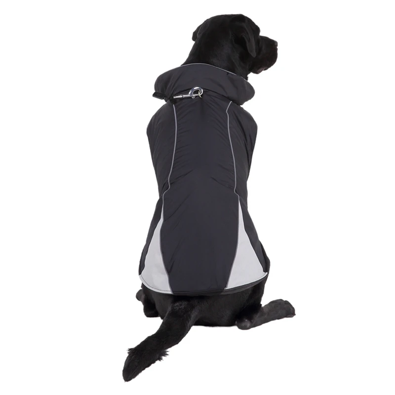 Reflective Dog Clothes for Large Dogs Fall/Winter Reversible Waterproof Dog Jacket Light Weight Pet Dog Coat Vest Outdoor Pugs