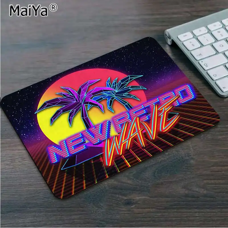 Maiya retrowave резиновый ПК компьютерный игровой коврик для мыши Скорость/Управление версия большой игровой коврик для мыши - Цвет: Not Lock Edge25x29cm