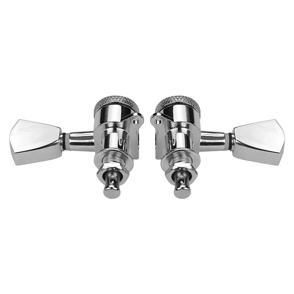 

6Pcs 3L3R Guitar String Tuning Pegs Locking Tuners Machine Heads Knobs for Acoustic Electric Guitars Accessories with Screws