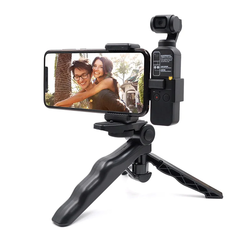 90 градусов вертикальный поворотный профессиональный высококачественный Карманный штатив для камеры переносной мобильный телефон подставка с креплением для штатива