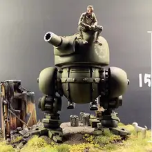 1/35 смоляная фигура Sci-fi Шерман модель танка наборы(без основания, без солдата, без собаки