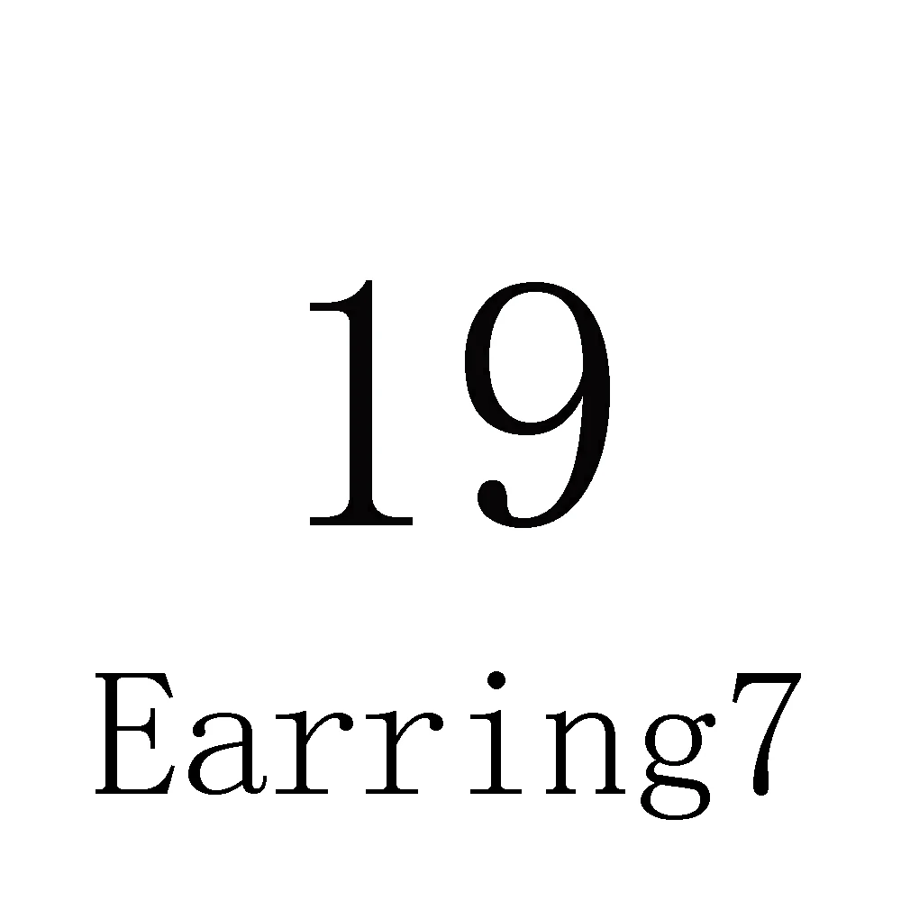 Earring7 19 925 пробы серебряные серьги в виде медведя модные серьги-гвоздики для пирсинга ювелирные изделия от производителя - Окраска металла: Earring7 19