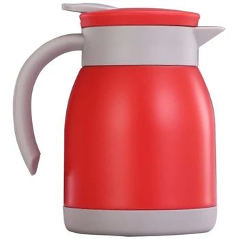 

600ML Large Capacity Double Wall Stainless Steel European Style Thermal Insulation Pot Portable Coffee Vacuum Flasks