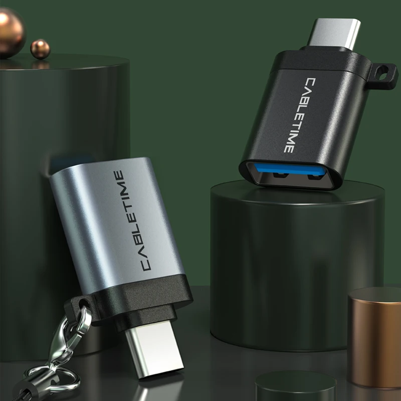 Адаптер CABLEIME Type C OTG USB 3 0 A переходник с разъемом типа для зарядки и синхронизации