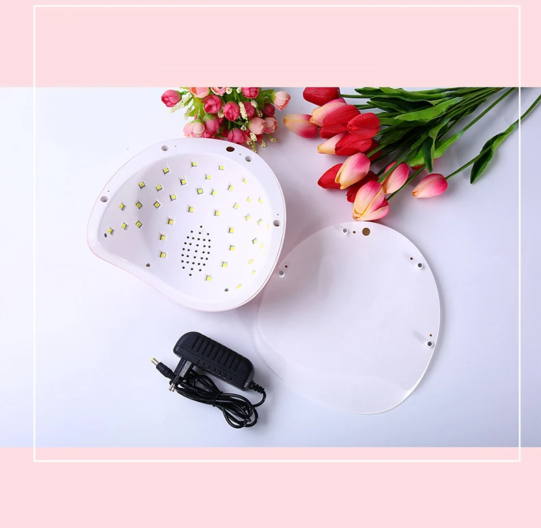 Charm One 60 Вт быстросохнущие маникюрные салоны переносная электрическая лампа устройство для лечения нагревательная Лампа лак для ногтей Клей светодиодный зондирующий Фен