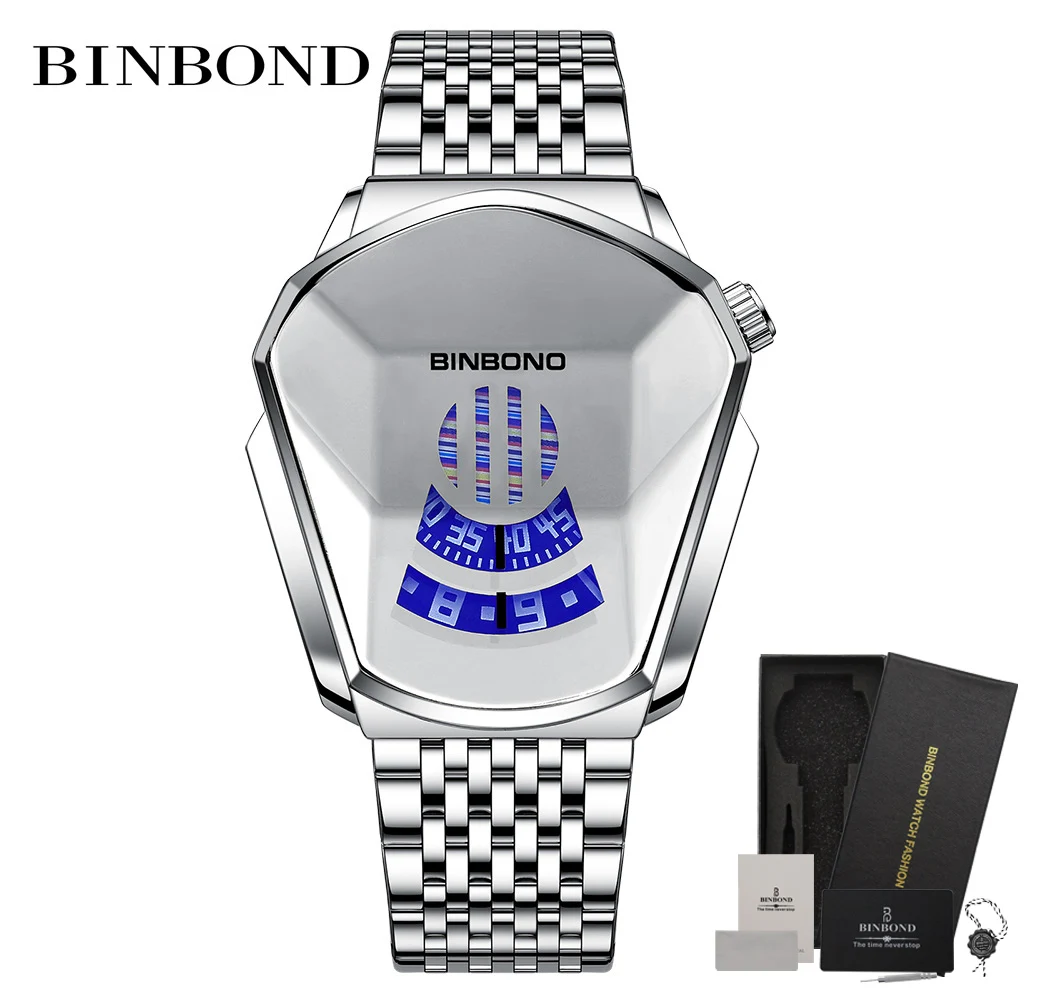 2021 New Design Top Brand Luxury Men Sport Waterproof Watch 3D Glass Quartz Watches Man Clock Wristwatch Casual Chronograph 
