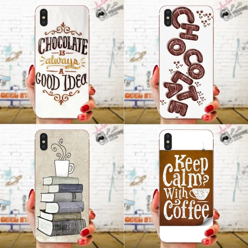 Кофе книга Почтовые открытки для Xiaomi Redmi Mi 4 7A 9T K20 CC9 CC9e Note 7 9 Y3 SE рro рrime Go Play кожаный