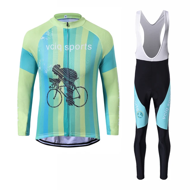 US $26.84 Autumn 2019 VCIQ Team Ropa Cycling Clothes Men Long Sleeve Jersey Suit Outdoor Riding Bike MTB Clot