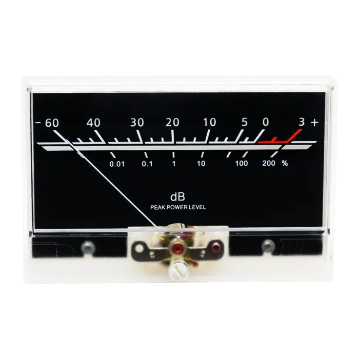 Черная VU Meter 50*100 Белая светодиодная подсветка измеритель уровня Vu Meter задний усилитель мощности VU Header