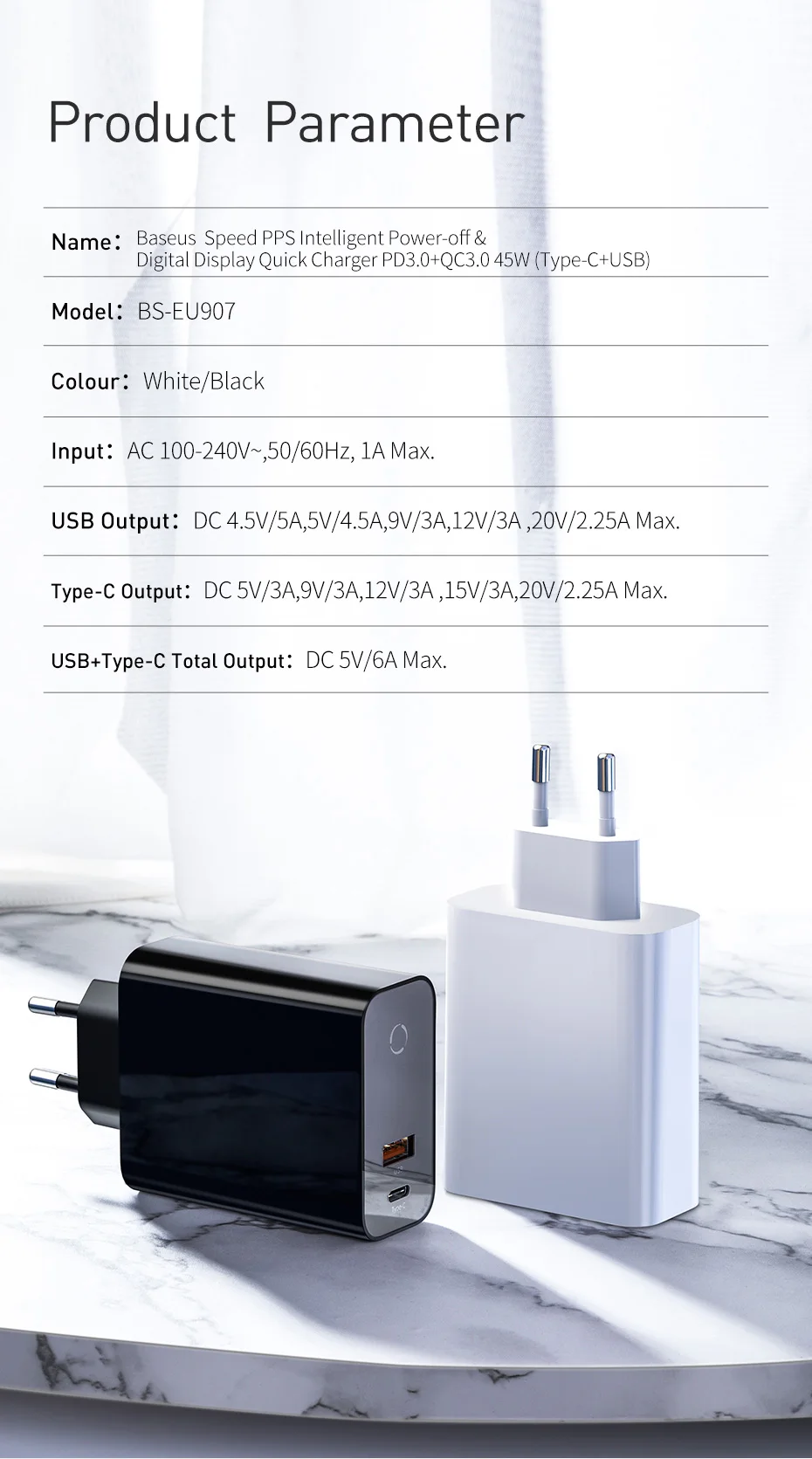 Baseus Quick Charge 4,0 3,0 USB зарядное устройство для iPhone 11 Pro Max samsung huawei мобильный телефон QC4.0 QC3.0 QC type C PD быстрое зарядное устройство