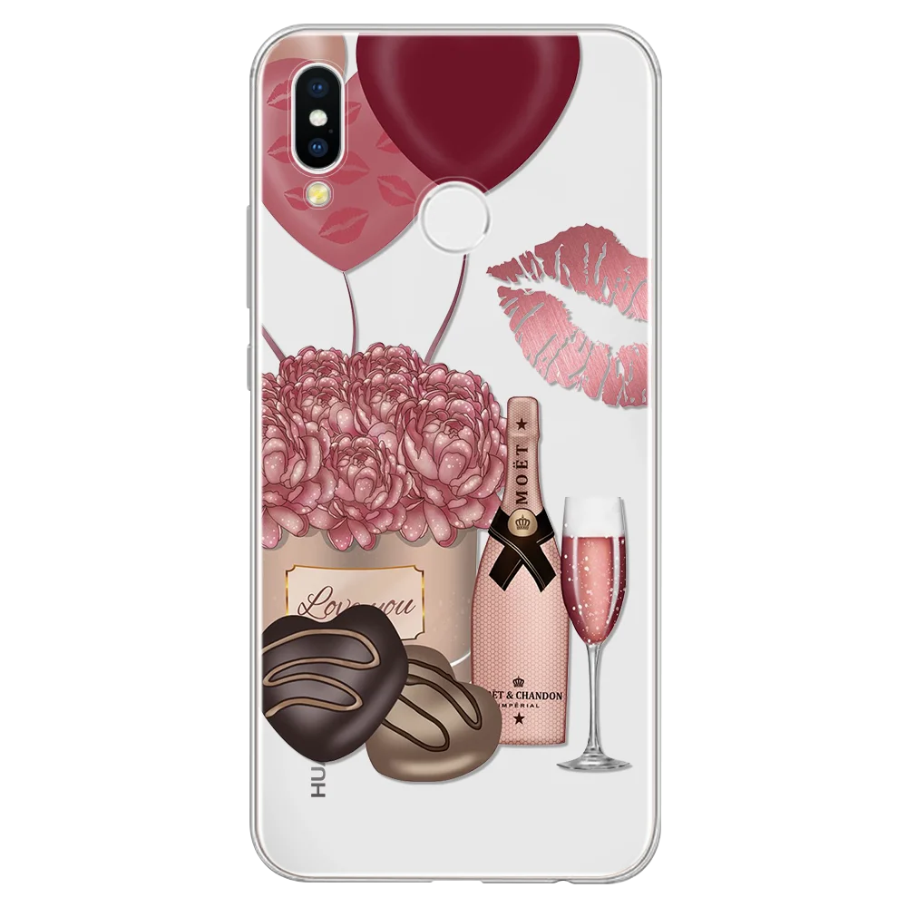 Мягкий чехол для Huawei P20 P30 P40 Mate 30 20 10 Pro P10 P8 P9 Lite E 2017 Черный Коричневый Макияж волос P