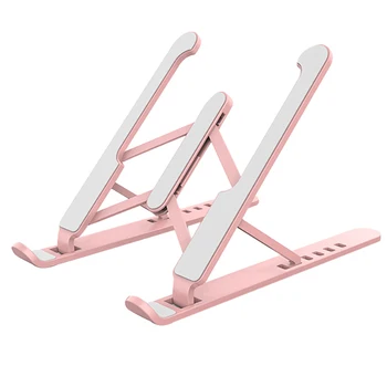 

Laptop Support Stand Adjustable Foldable Non-Slip Desktop Notebook Holder Riser Aluminum Tablet Bracket