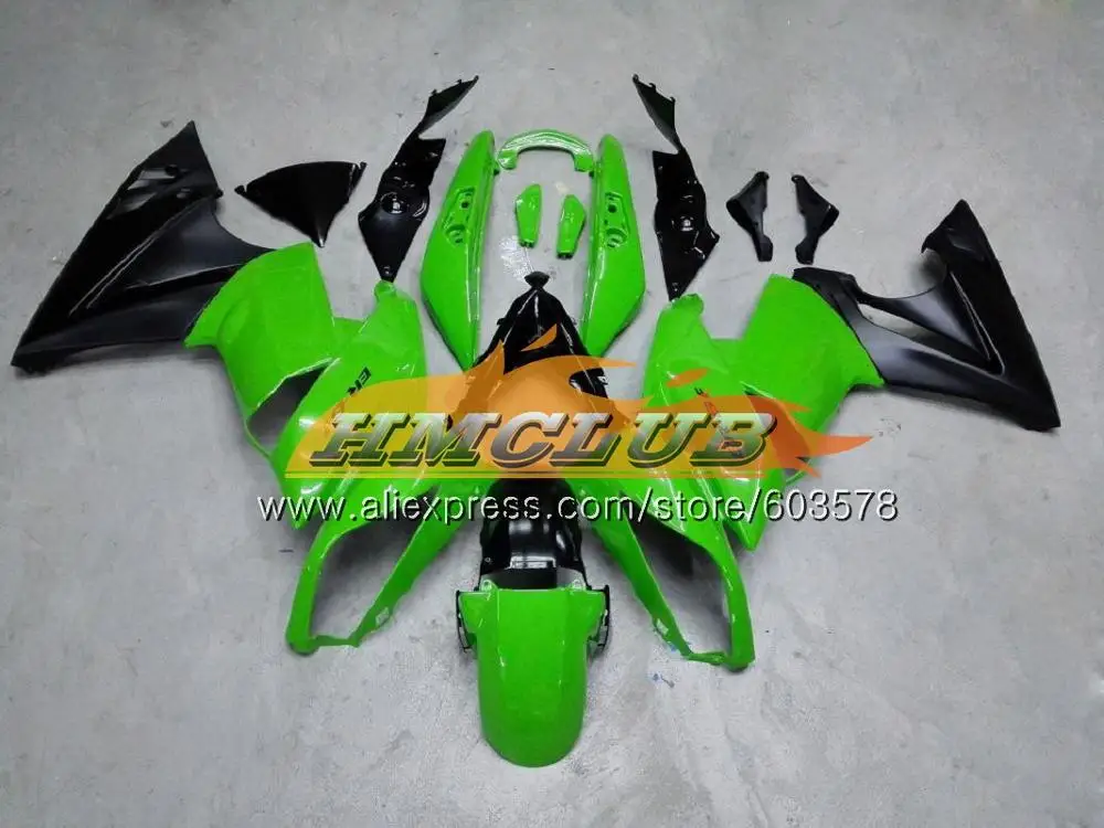 Корпус для KAWASAKI 650R ER 6 F ER6F 09 10 11 108CL. 42 серого и черного цветов, 650 R ER6 F 09-11 ER 6F 650-R ER-6F 2009 2010 2011 обтекатель - Цвет: No. 14