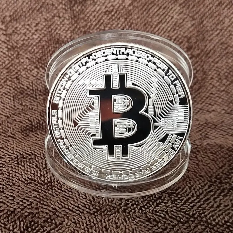 Позолоченная монета Биткоин Коллекционная художественная коллекция подарок физический памятный Casascius бит BTC Металл Античная имитация