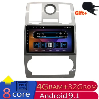 

9" 4G RAM 8 cores Android Car DVD GPS Navigation For Chrysler 300C 2004 2005 to 2008 2009 2010 2011 radio stereo head unit wifi