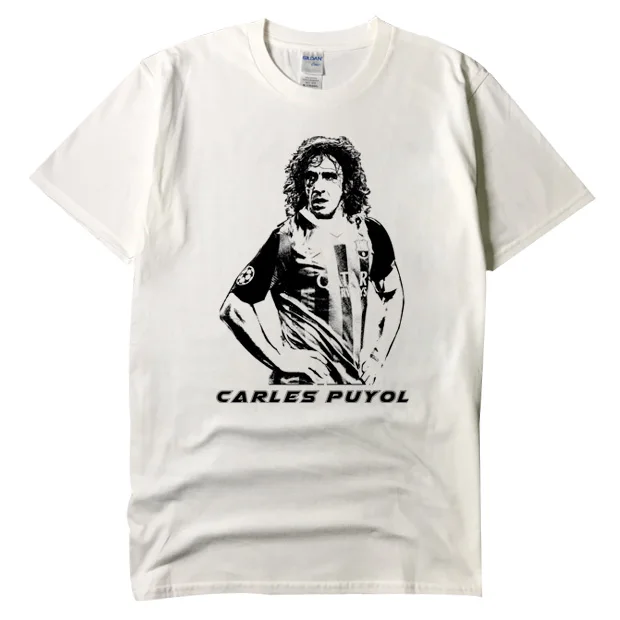 Новая модная футболка puyol legend, хлопковая Футболка с круглым вырезом и короткими рукавами для испанских фанатов, подарок - Цвет: 2