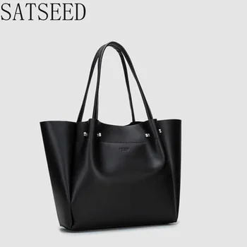 

Female Bag 2020 Autumn and Winter New Female Bag Black Minimalist Portable Large-capacity Shopping Bag Single Shoulder Big Bag