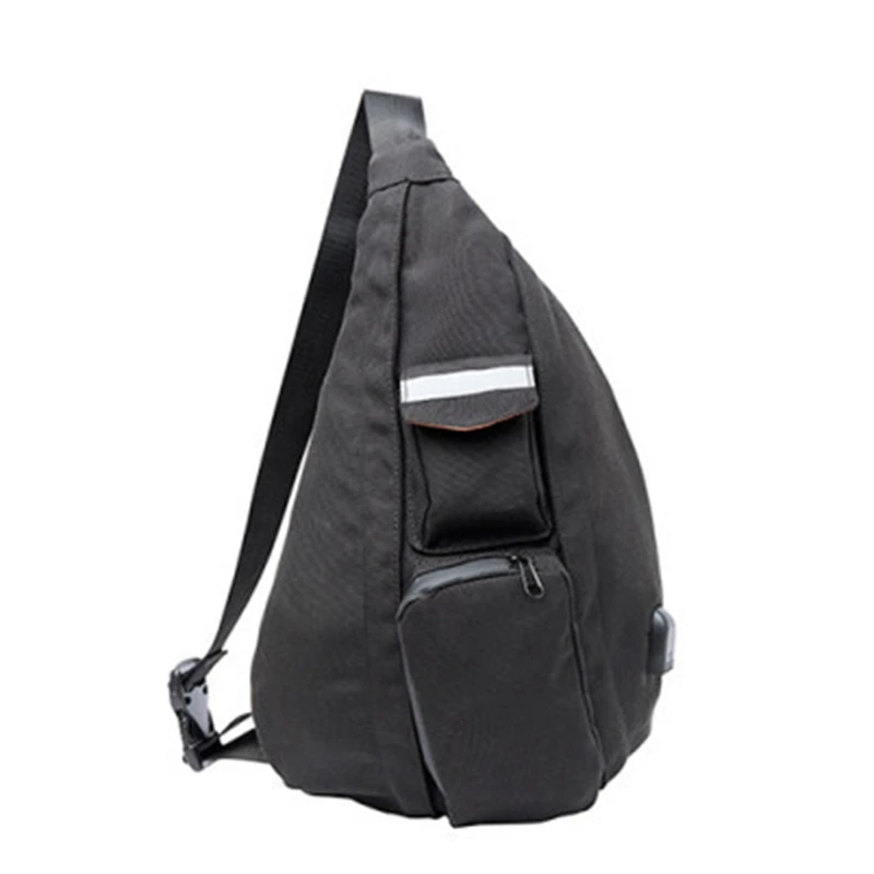 

Multifunction Fashion Women Crossbody Bags USB Charging Chest Pack Short Trip Messengers Bag Water Repellent Shoulder Bag