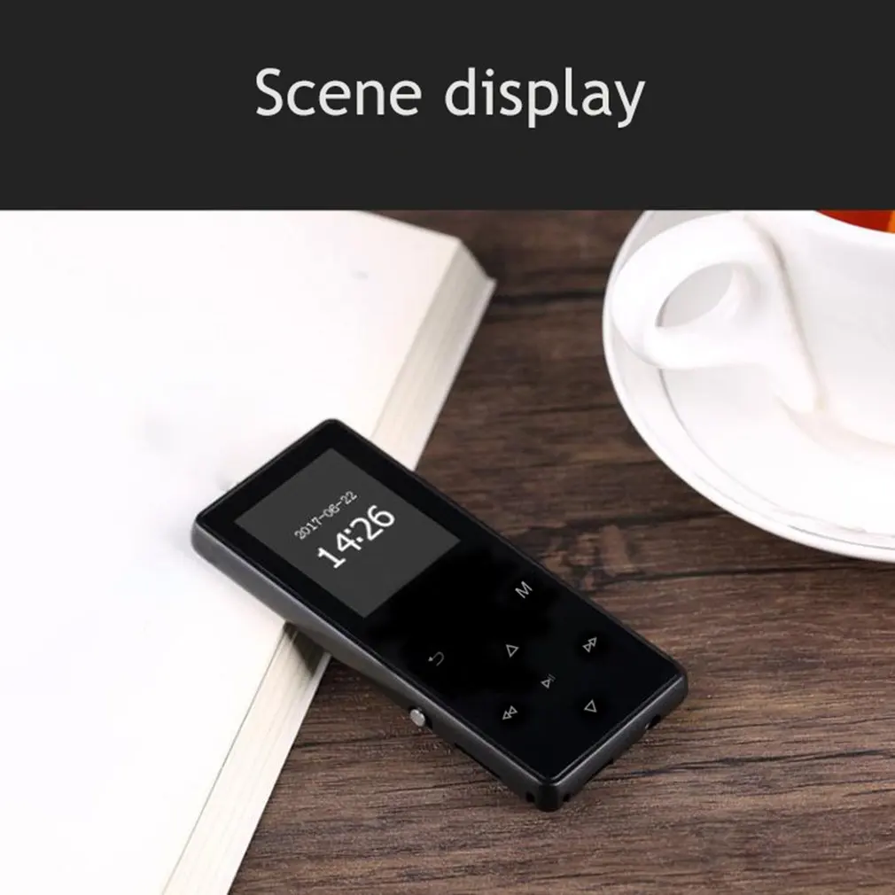 MP3 плеер с Bluetooth hifi без потерь мини музыкальный плеер с fm-радио динамик наушники Спорт MP3 Металл walkman