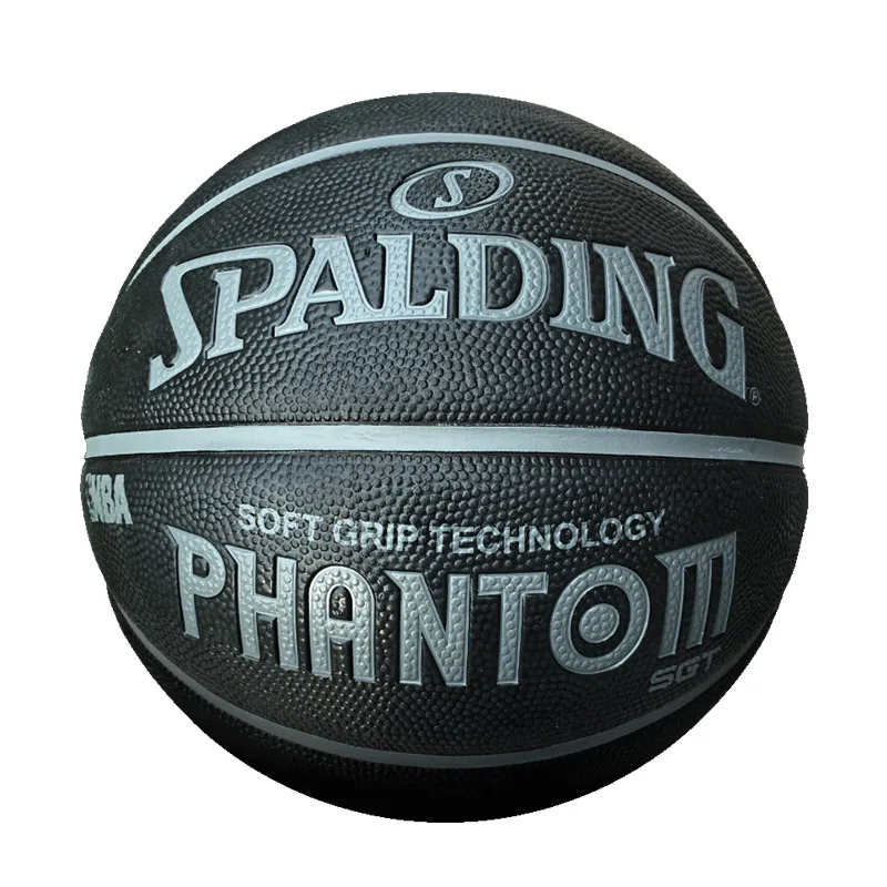 SPALDING NBA SGT серии soft grip tech Баскетбол Размер 7 резиновый мужской открытый матч мяч 83-193Y - Цвет: 83-193Y