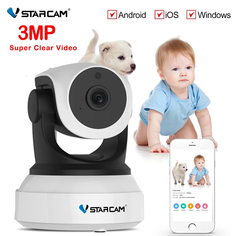 Видеоняня Vstarcam Wi Fi 2 канала с датчиком движения|Радионяни| |