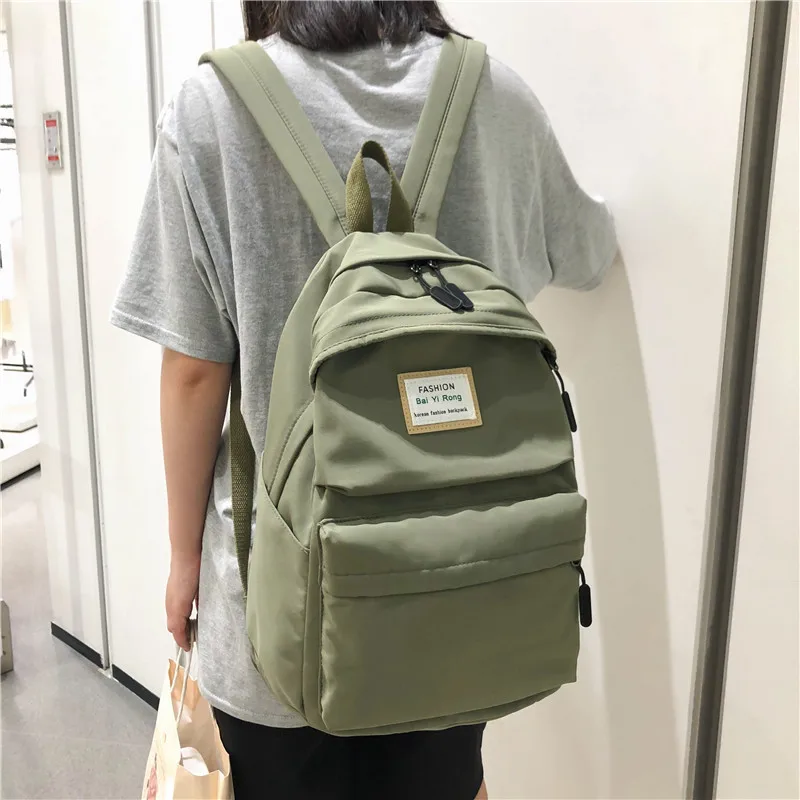 Однотонные школьные сумки для девочек-подростков, Ipad, защитный женский рюкзак для отдыха, 2019, сумка для переноски, сумка для подростков