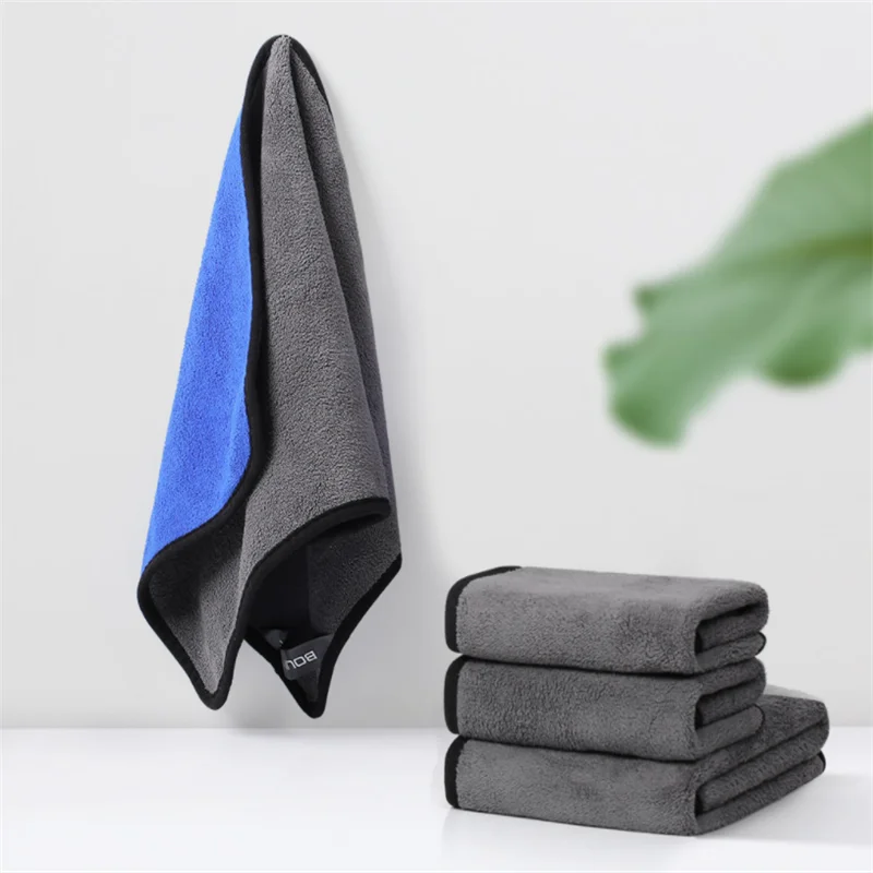 Оригинальное чистящее полотенце Xiaomi, двухцветное замшевое уплотненное полотенце из нановолокна, не выцветает, Xiomi полотенце для домашнего ухода за стеклом
