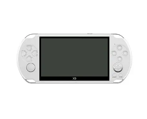 Drop ship New Arrival 5.0 Inch Large Screen Handheld Game Player Support TV Out Put With MP3/Movie Multimedia Video Game Console - Цвет: Белый