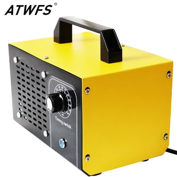 ATWFS Generador de Ozono 60g/48g/36g/28g/10g Ozonizador 220v purificador de aire para casa Ozonizador limpiador desinfección Ozono O3 Generador