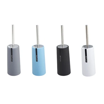 

Plain Toilet Brush Set Bathroom Cleaning Brush Long Handle Toilet Brush Toilet Toilet Brush Gray
