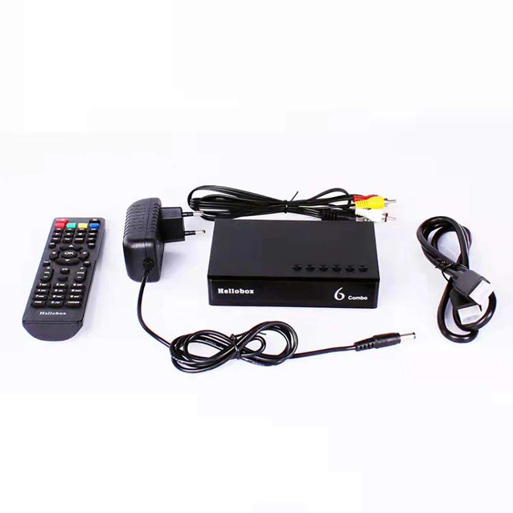 antenna tv channels Satellite Receiver Hellobox 6 Combo H.265 DVB S2X DVB-T2 DVB-C Cline Newcamd Scam Auto Biss Powervu Satellite Receiver Hellobox6 indoor tv antenna