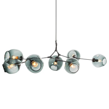 

Nordic Pendant Light Modern Molecular Glass Dining Room Kitchen Light Hanging Lamps LED pendant lamps Lustre Lighting Luminaire