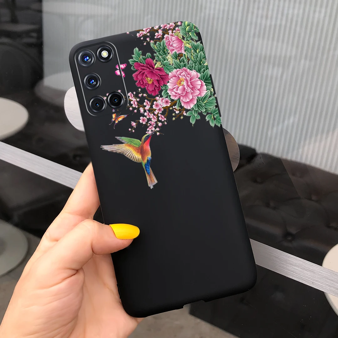 Phone Case For OPPO A52 Case Oppo A72 A92 Silicone Flower Cloud Prnited Back Cover For oppoA52 A 52 72 A92 TPU Bumper Shell Bags cases for oppo cases