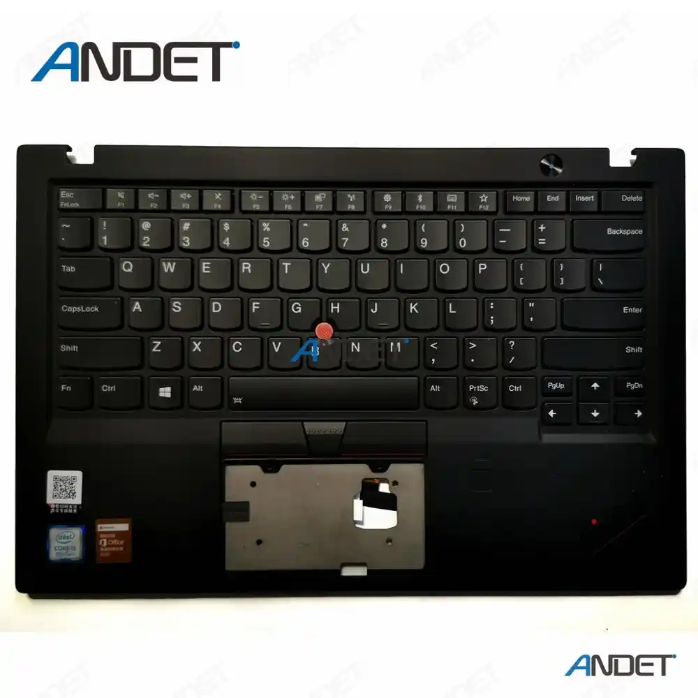 をレノボ Thinkpad X1 カーボン世代 6th Kh キロパームレストカバー大文字 Us キーボードバックライト 01yr573 01yu651 Aliexpress