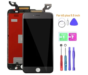 

LCD Digitizer Touch Screen LCD Replacement Screen Frame Assembly Full Set with Tools for I6S Plus