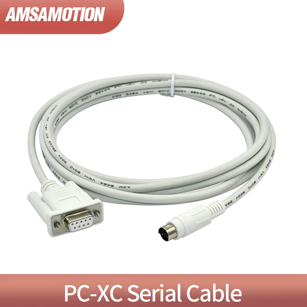White, 5m PC-XC for Xinje XC1/XC2/XC3/XC5 Series PLC,for Delta Dvp Series Touch Screen Programming Cable RS232 Interface Data Download Line White, 5m PC-XC for Xinje XC1/XC2/XC3/XC5 Series PLC,for Delta Dvp Series Touch Screen Programming Cable RS232 Interface Data Download Line