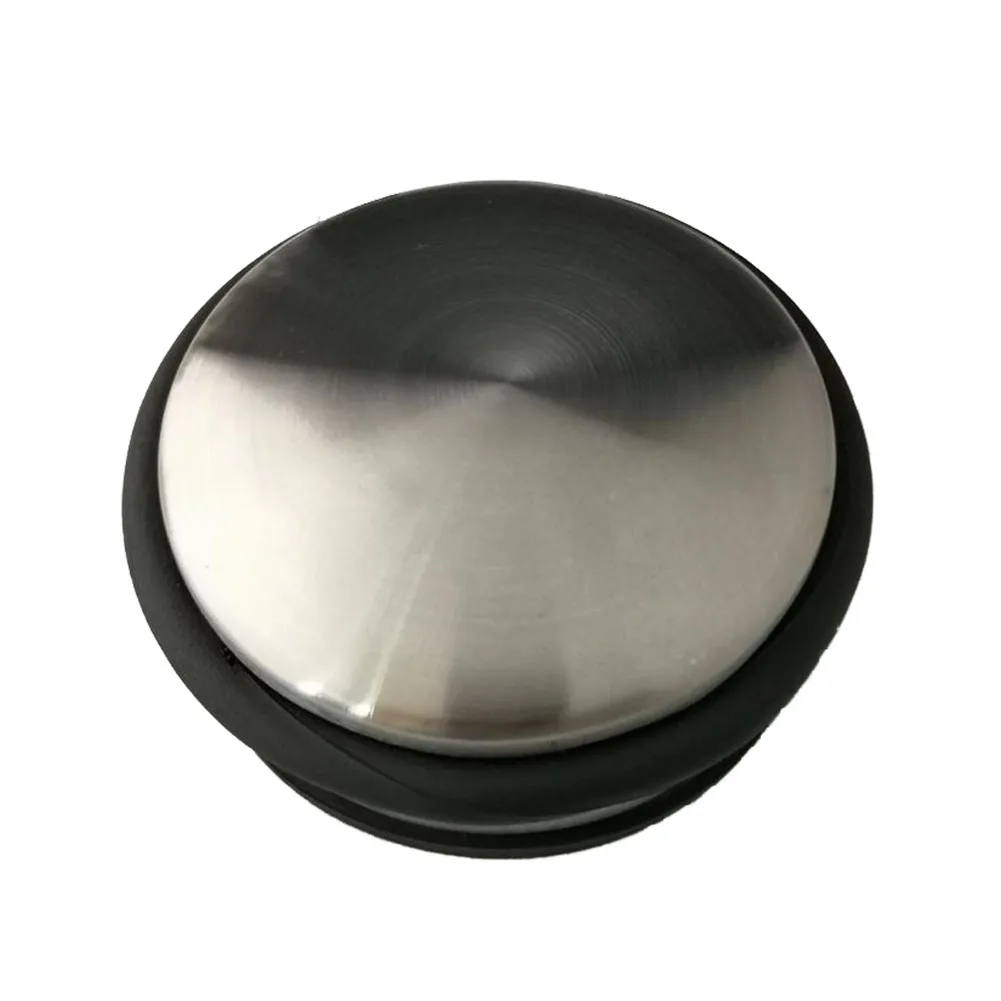 Дверной стоп противоскользящие аксессуары из нержавеющей стали прочное резиновое кольцо износостойкость защита пола крепление буфера практичный