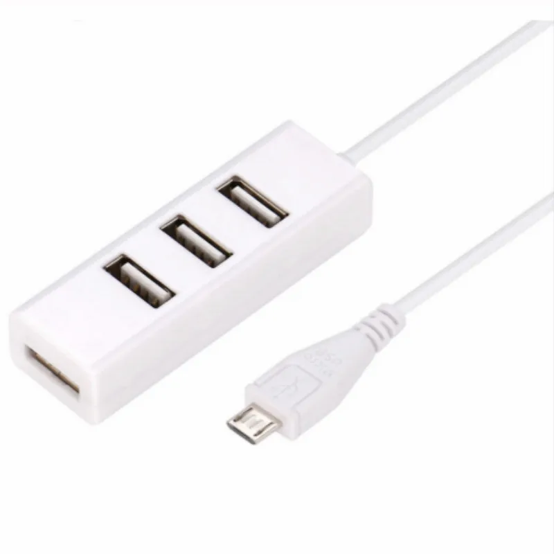 Micro USB в 4 порта OTG концентратор для Raspberry Zero Orange Pi ODROID Banana Новинка 2018 A20|Компьютерные