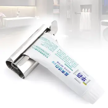 

Hot Sale Multi-functional Stainless Steel Durable Reusable Non-slip Easy Cleaning Toothpaste Squeezer Home Bathroom Accessories