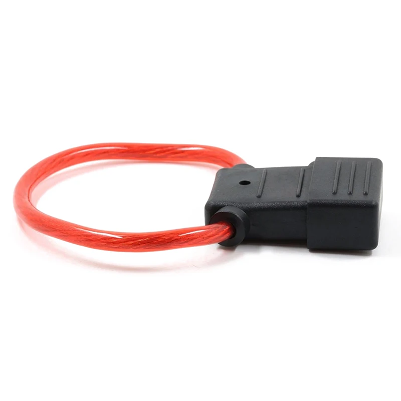 Новый 8 AWG Калибр Макси лезвие держатель предохранителя встроенный провод 12 24 в