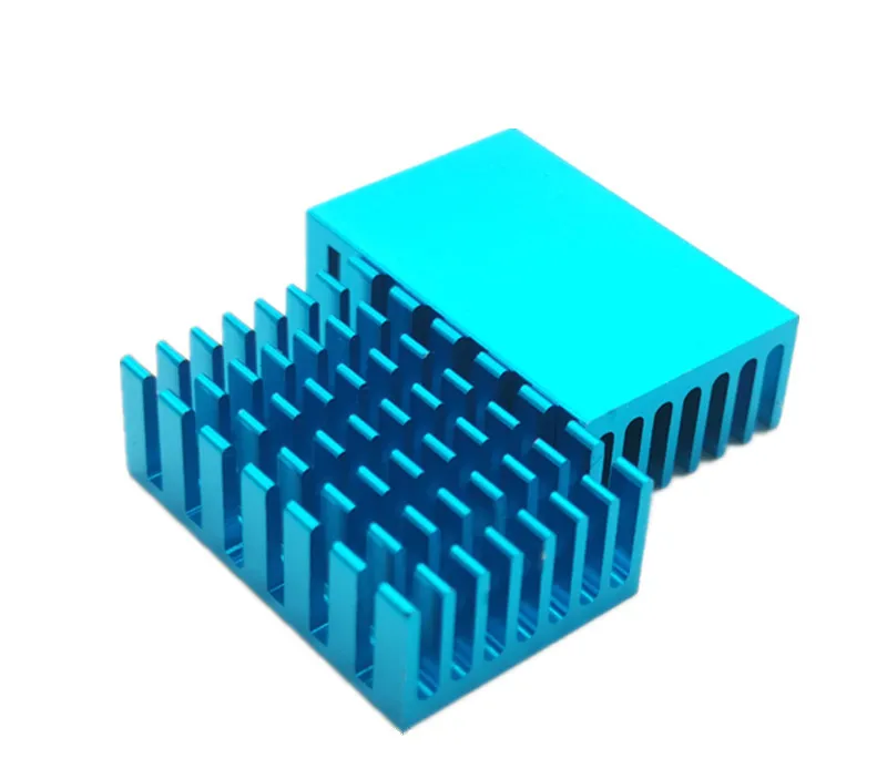 Motherboard CPU radiator 30*20*10MM Oxidation blue heatsink electronic components radiator insulation radiator aluminum block