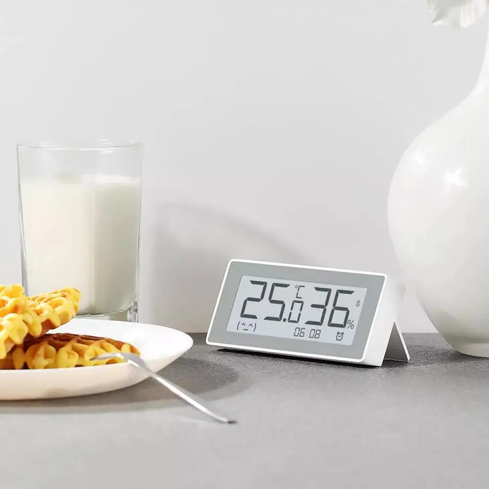YOUPIN MiaoMiaoCe Thermometer Temperature Humidity Sensor Smart E-Link INK LCD Screen BT4.0 Digital clock Moisture Meter Stock temperature humidity meter smart temperature sensor smart thermometer